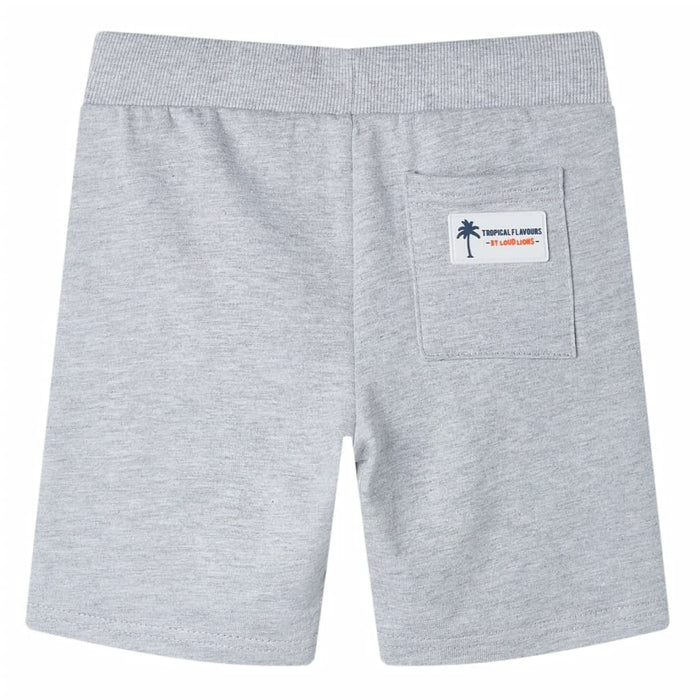 Pantaloncini per Bambini con Coulisse Grigio 128cod mxl 86772