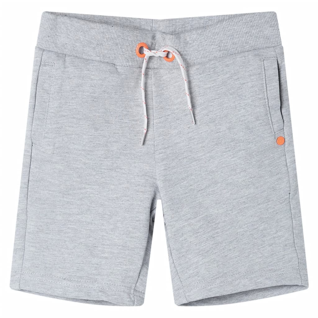 Pantaloncini per Bambini con Coulisse Grigio 140 12373