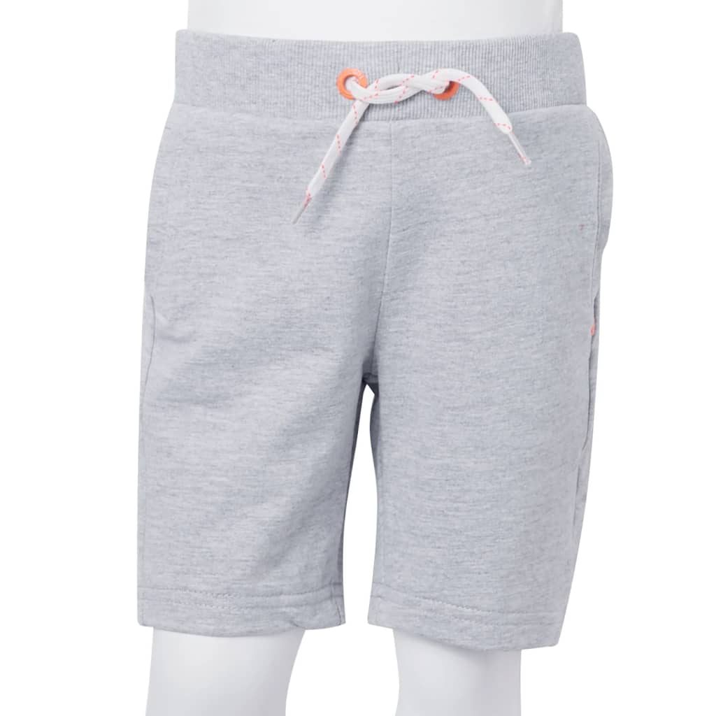 Pantaloncini per Bambini con Coulisse Grigio 140 12373