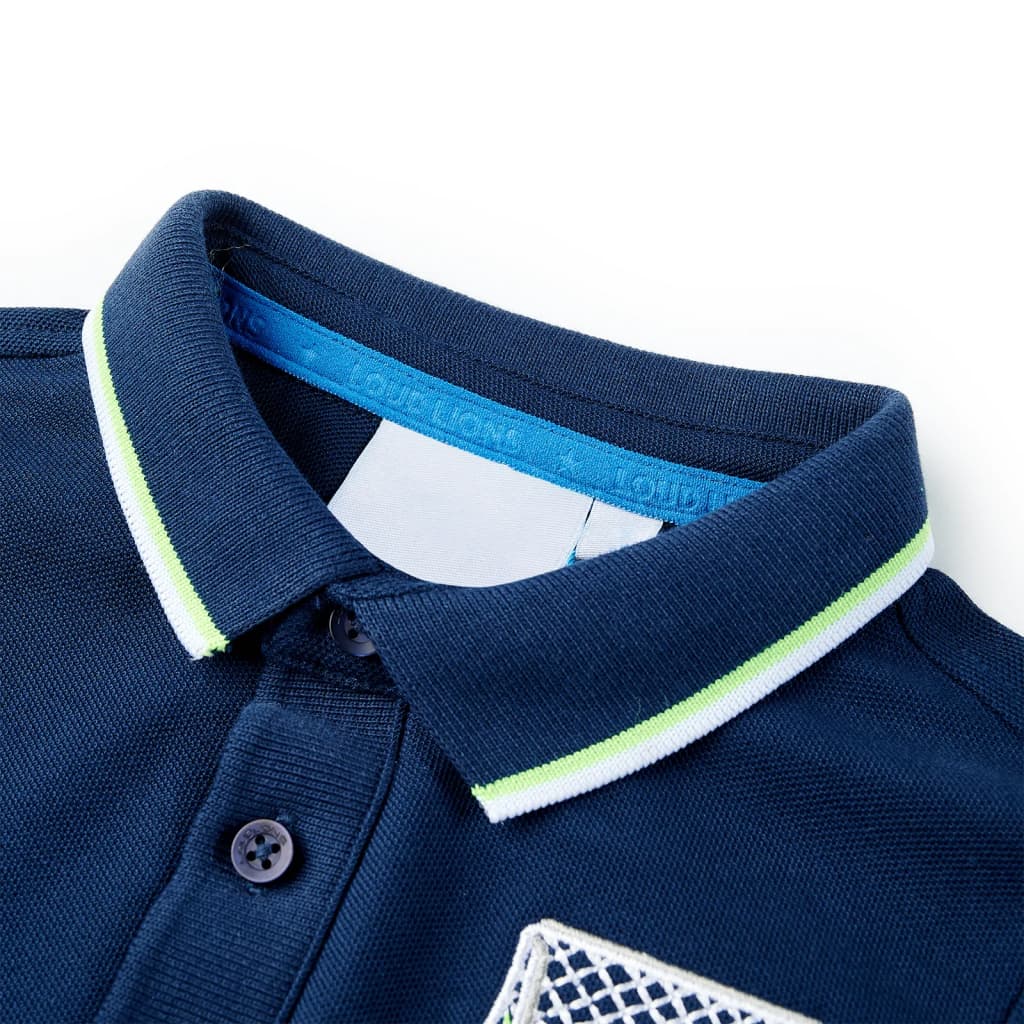 Polo da Bambino Blu Marino 104 12440