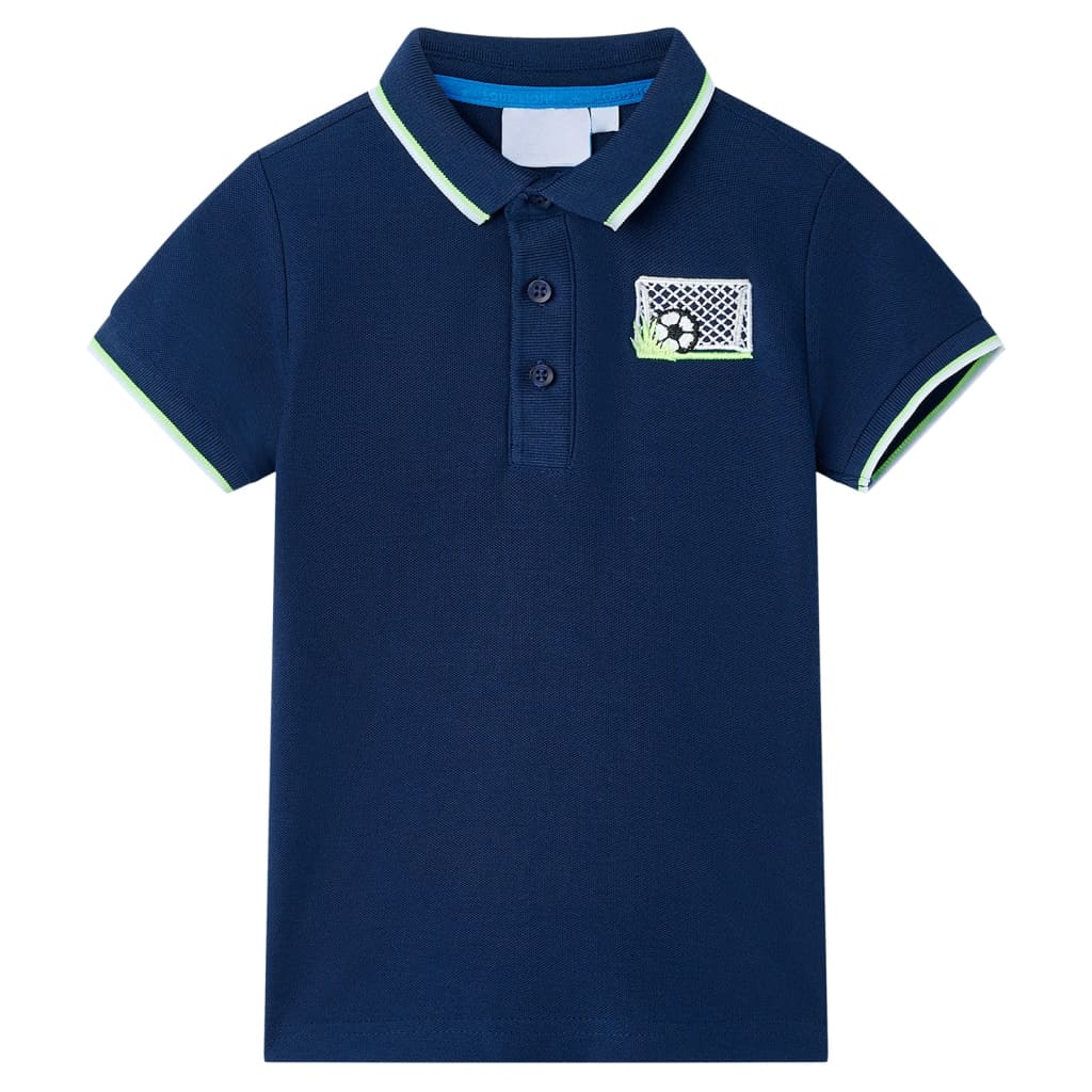 Polo da Bambino Blu Marino 116 12441