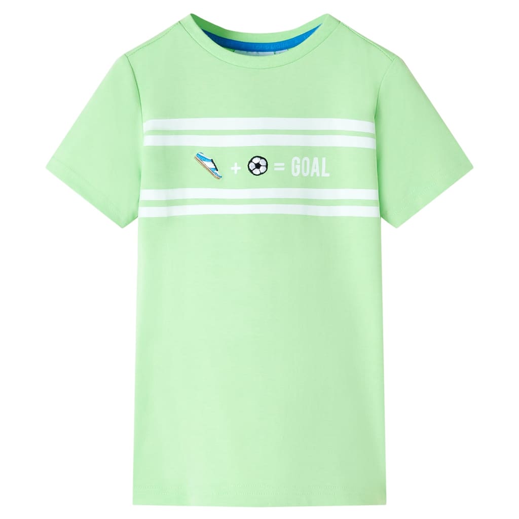 Maglietta da Bambino Verde Neon 92 12449