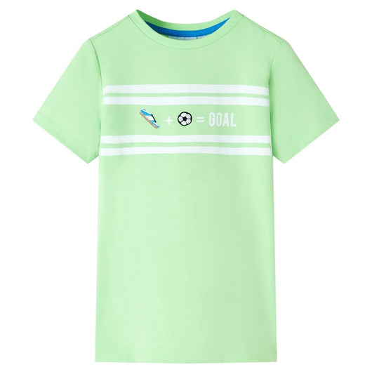 Maglietta da Bambino Verde Neon 92 12449