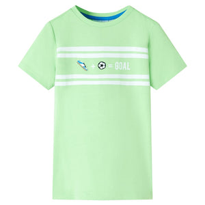 Maglietta per Bambini Verde Neon 140cod mxl 133283