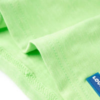 Maglietta da Bambino Verde Neon 104 12470