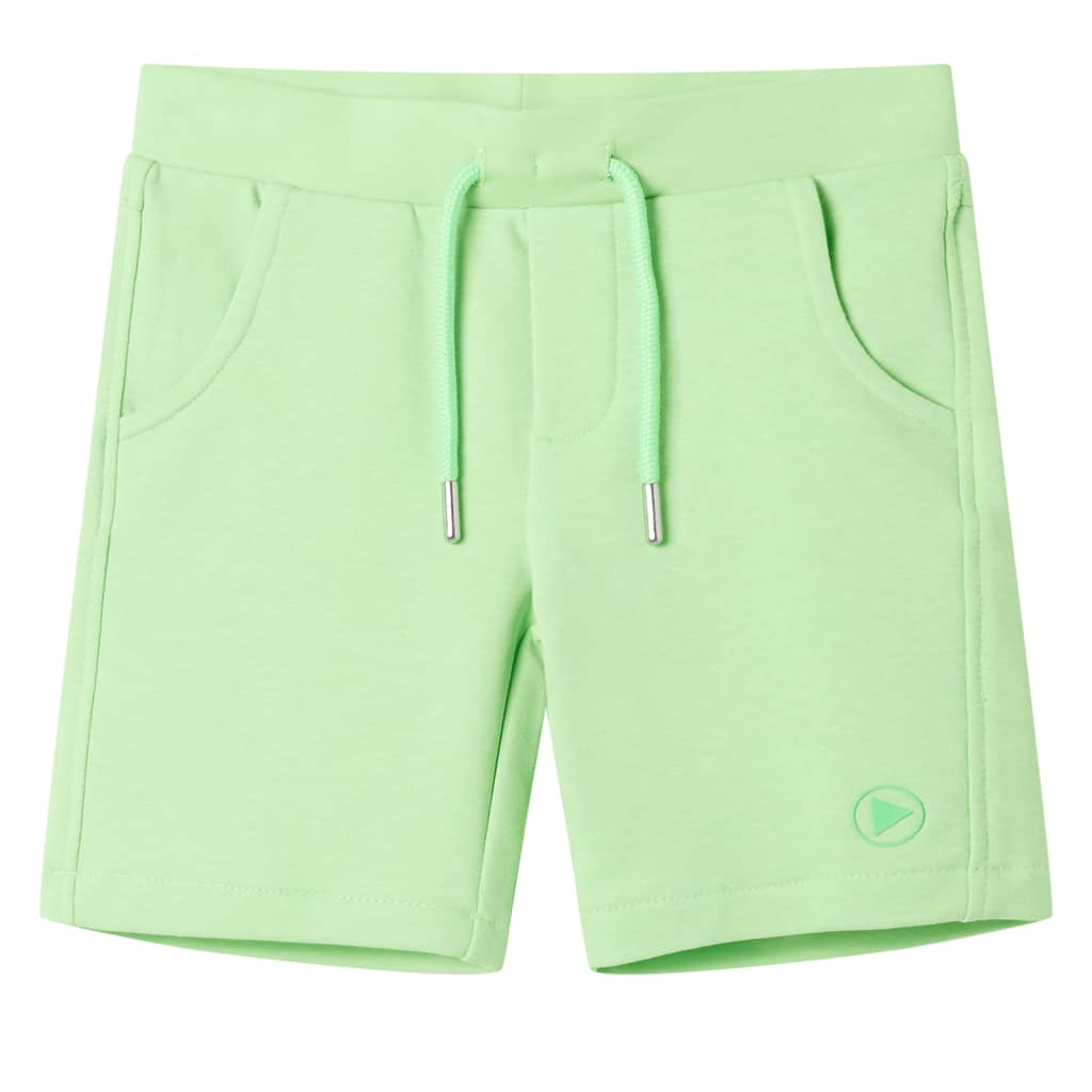 Pantaloncini da Bambino Verde Fluo 92 12504