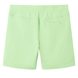 Pantaloncini da Bambino Verde Fluo 92 12504