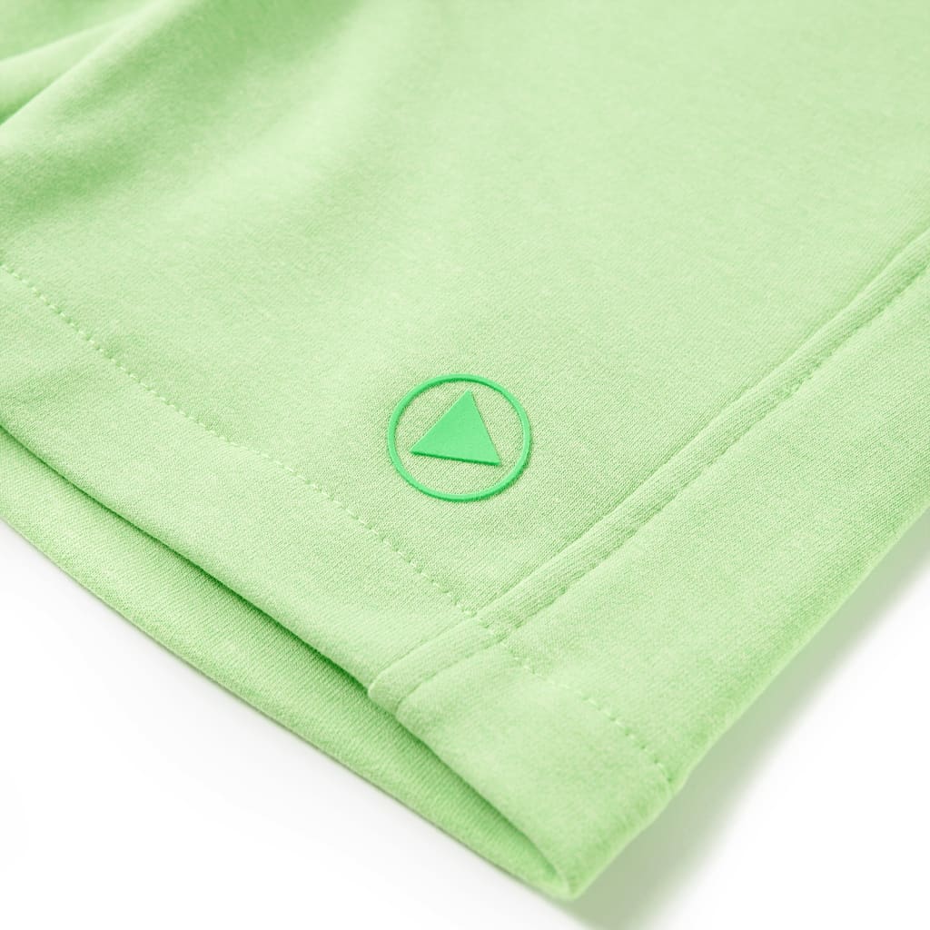 Pantaloncini da Bambino Verde Fluo 92 12504