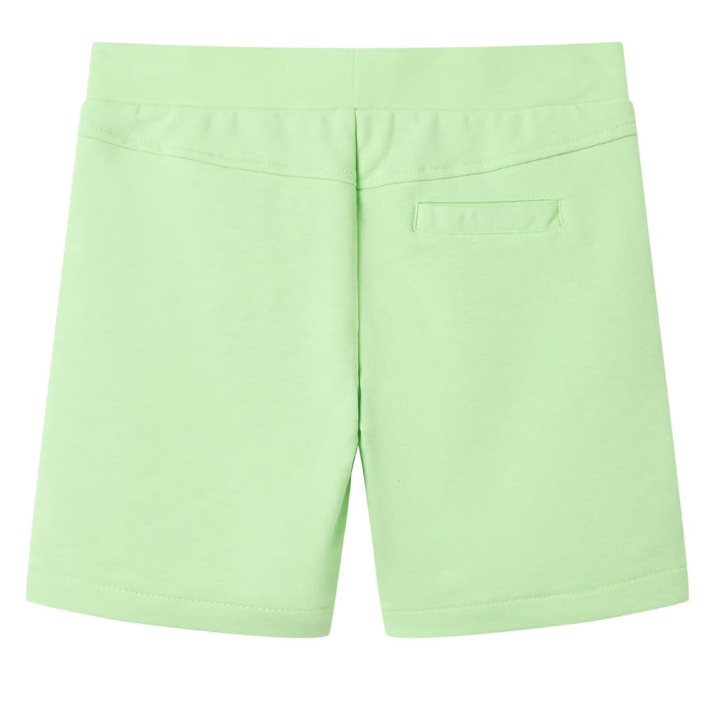 Pantaloncini da Bambino Verde Fluo 140 12508