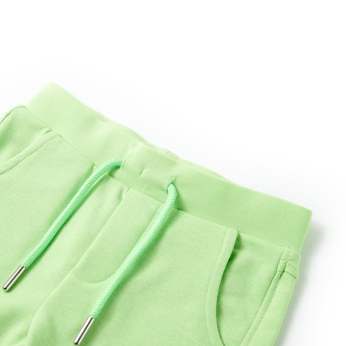 Pantaloncini da Bambino Verde Fluo 140 12508