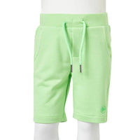 Pantaloncini da Bambino Verde Fluo 140 12508