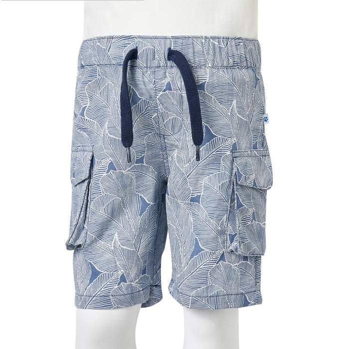 Pantaloncini per Bambini con Coulisse Blu Scuro 92 12599