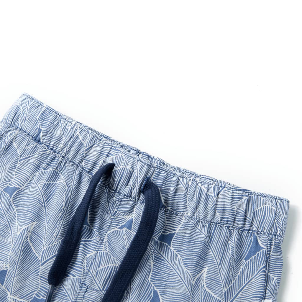 Pantaloncini per Bambini con Coulisse Blu Scuro 128 12602