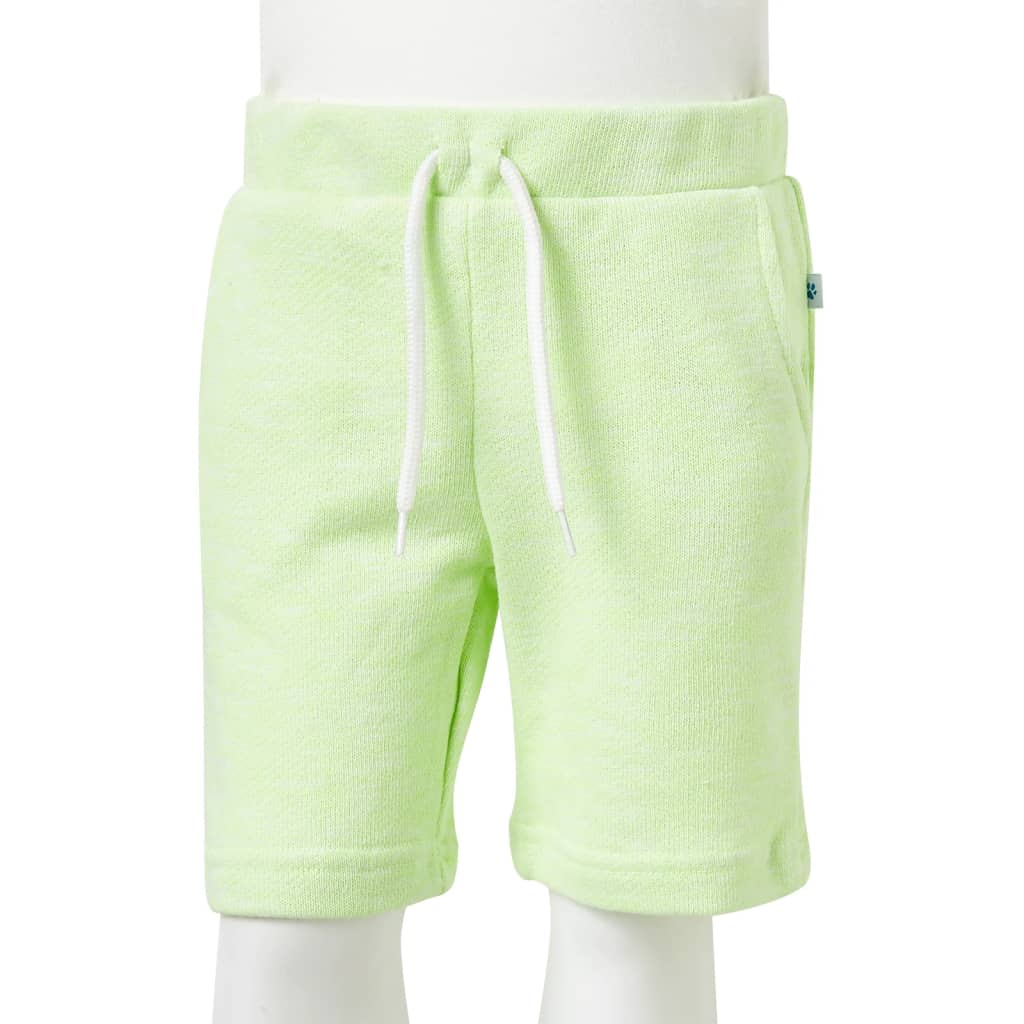 Pantaloncini per Bambini con Coulisse Giallo Neon 128 12617