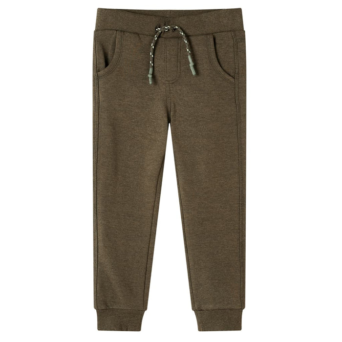 Pantaloni Tuta per Bambini Cachi Mélange 116 12746