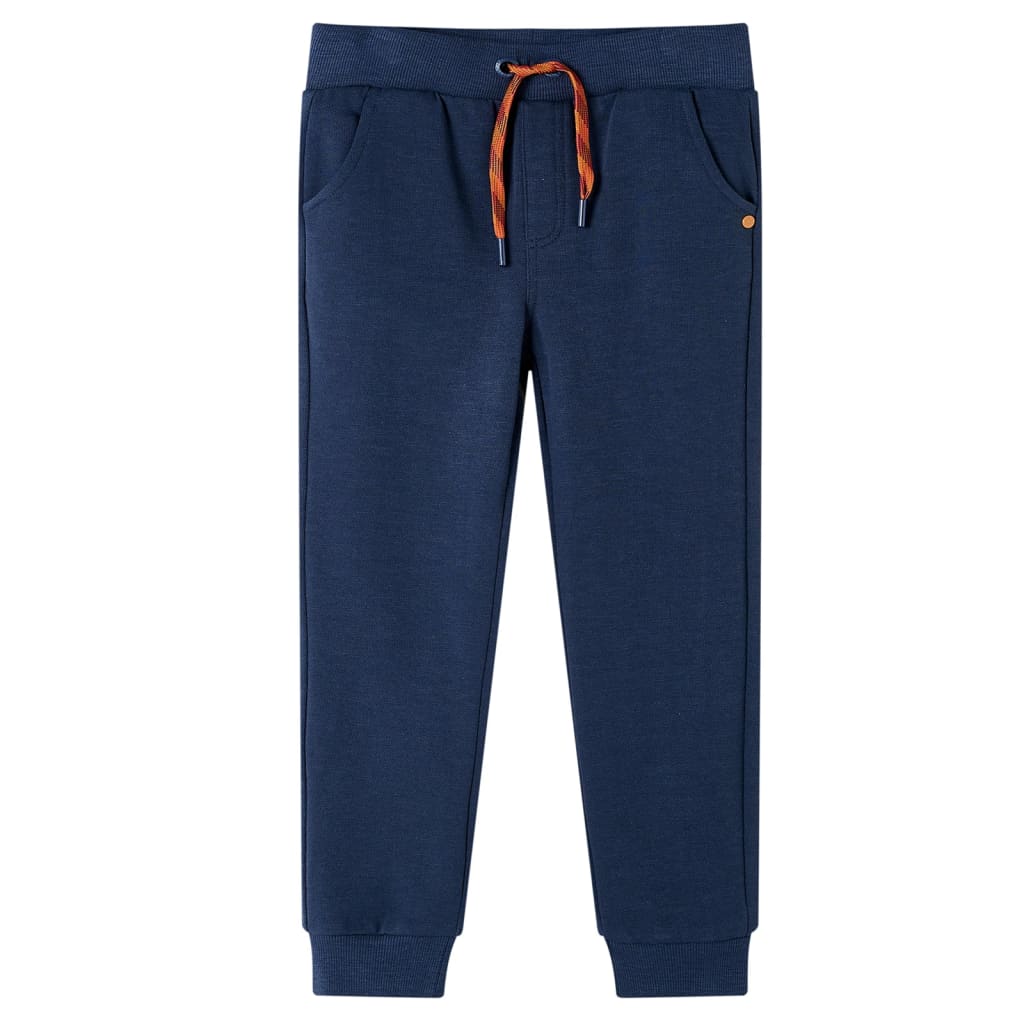 Pantaloni Tuta per Bambini Blu Marino Mélange 92 12794