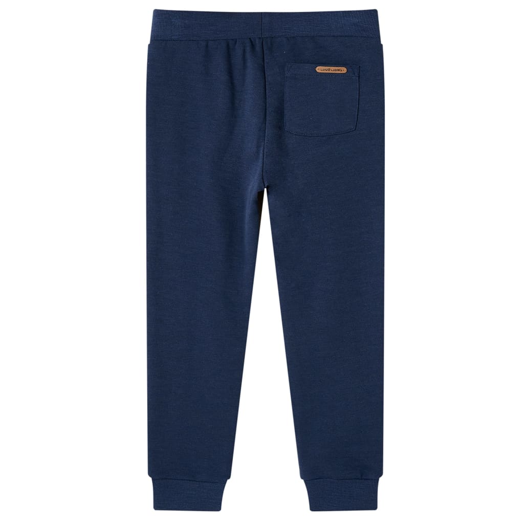 Pantaloni Tuta per Bambini Blu Marino Mélange 92 12794