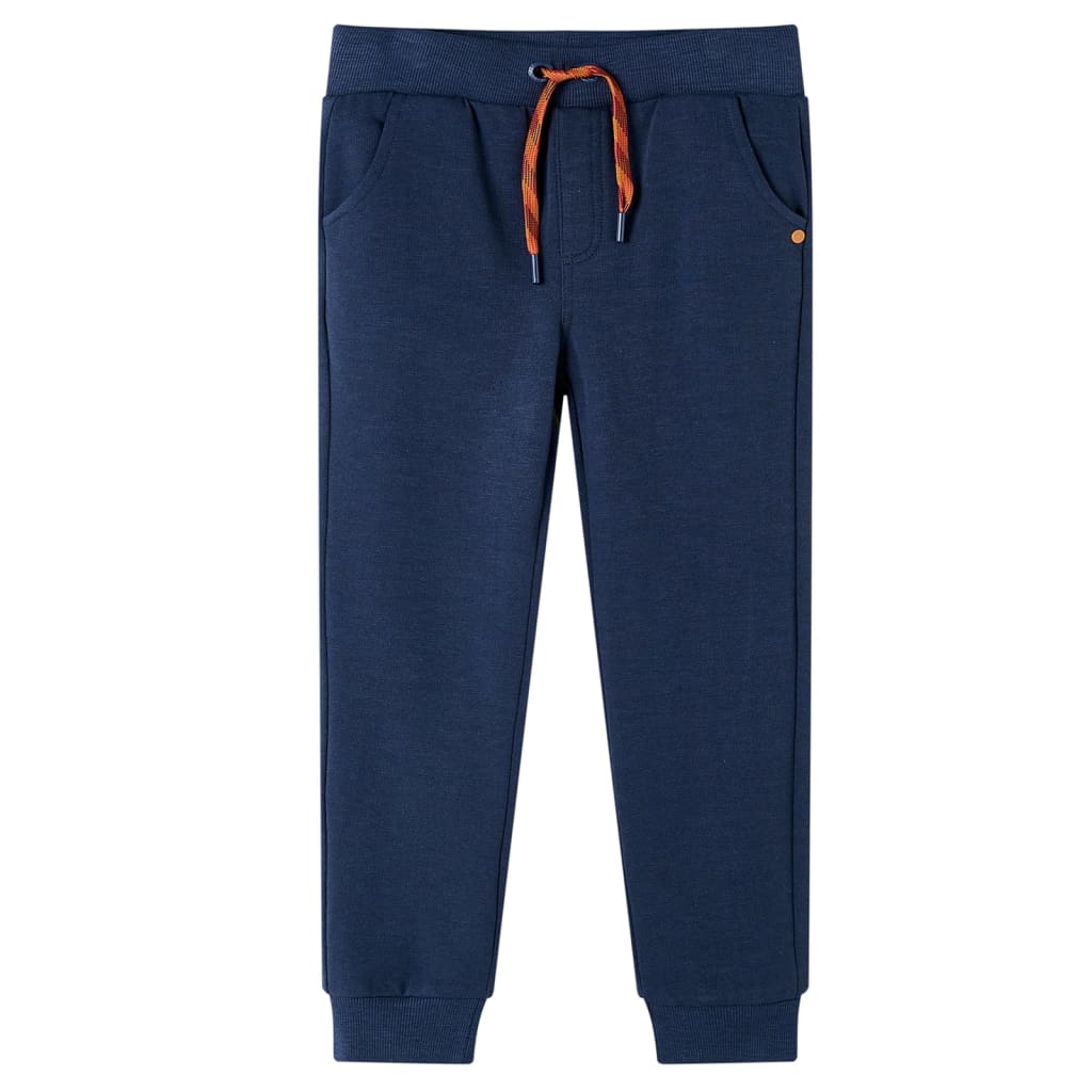 Pantaloni Tuta per Bambini Blu Marino Mélange 104 12795