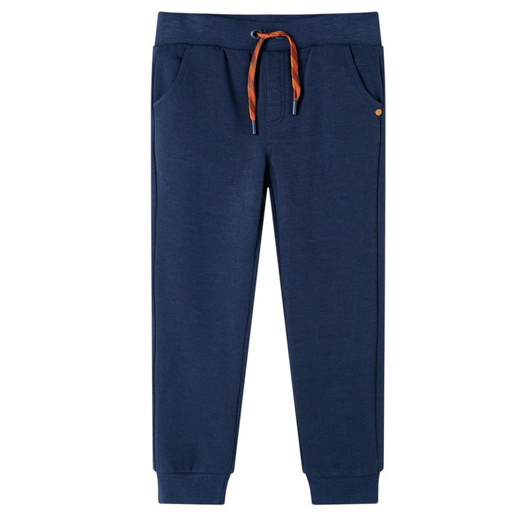 Pantaloni Tuta per Bambini Blu Marino Mélange 104 12795