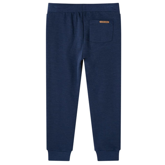 Pantaloni Tuta per Bambini Blu Marino Mélange 104 12795