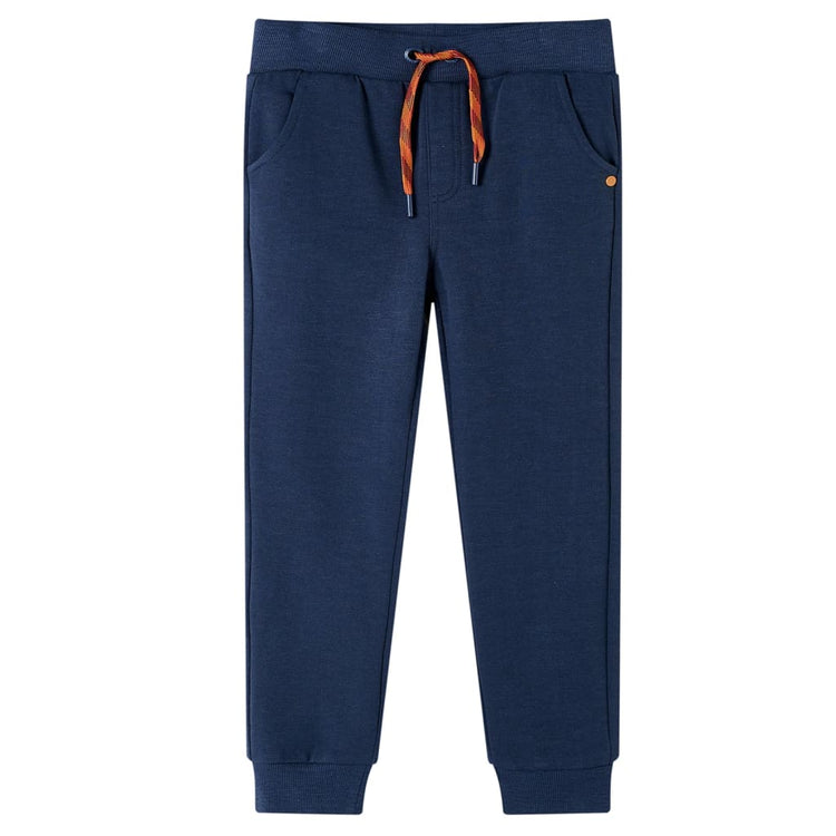 Pantaloni Tuta per Bambini Blu Marino Mélange 140 12798