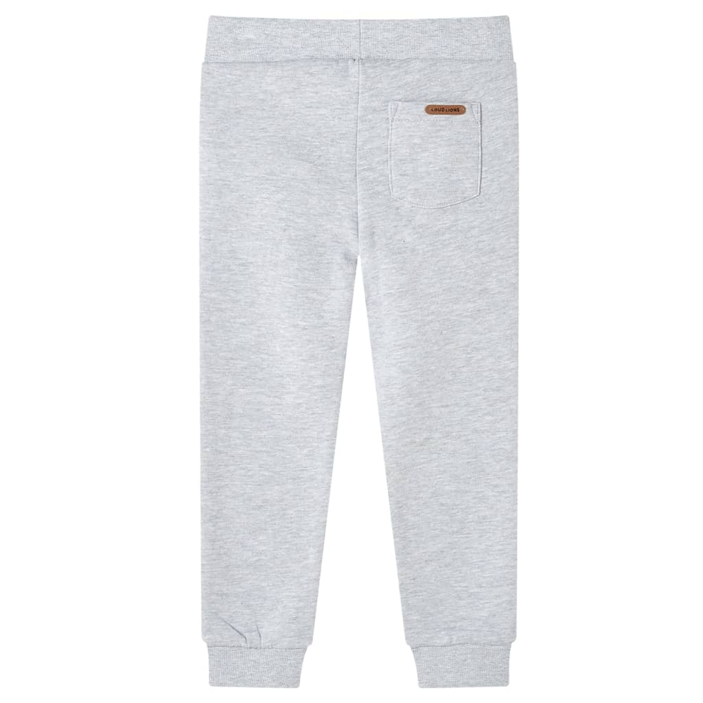 Pantaloni Tuta per Bambini Grigio Mélange 116 12801