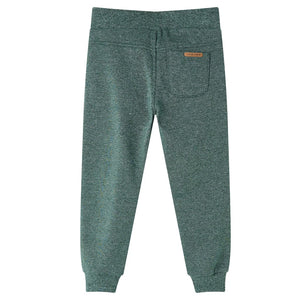 Pantaloni Tuta per Bambini Verde Scuro 128 12917