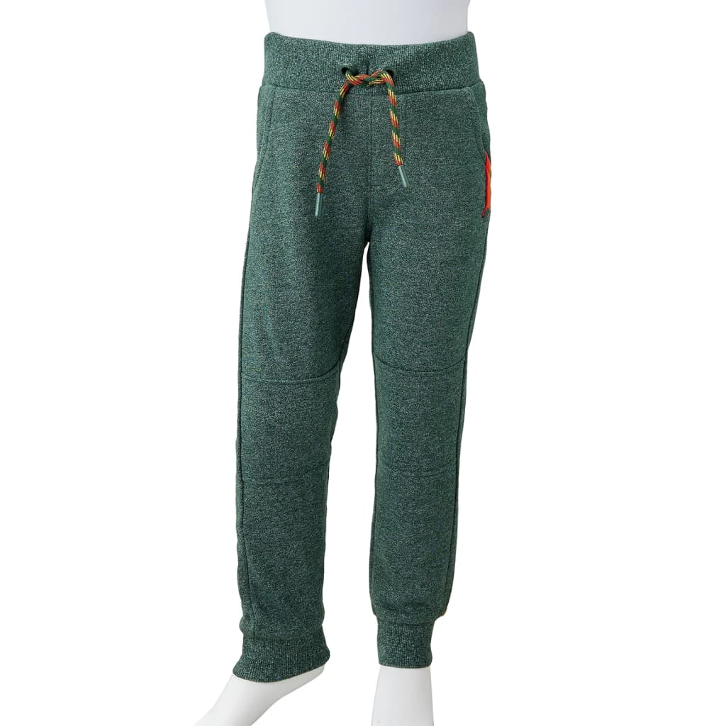 Pantaloni Tuta per Bambini Verde Scuro 128 12917