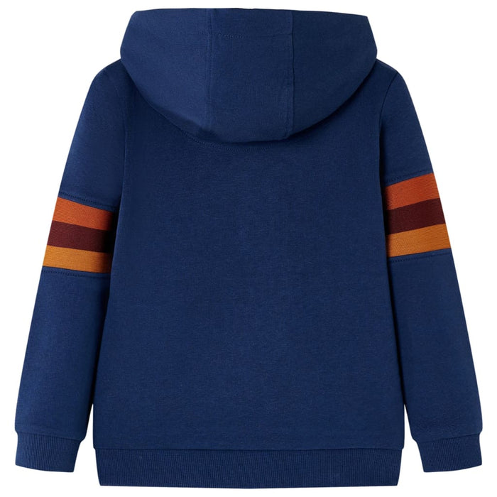 Felpa con Cappuccio per Bambini Blu Marino 92cod mxl 132898