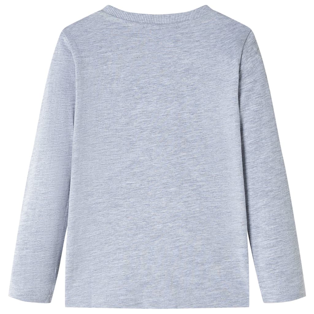 Maglietta Bambino a Maniche Lunghe Grigio Mélange 116cod mxl 133183