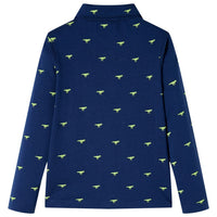 Camicia per Bambini con Stampa Dinosauro Blu Marino 92 13269