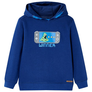 Felpa con Cappuccio per Bambini Blu Scuro 92cod mxl 84974