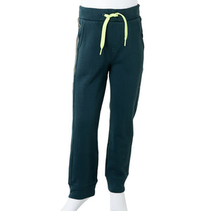 Pantaloni Tuta per Bambini con Coulisse Verde Muschio 92 13419