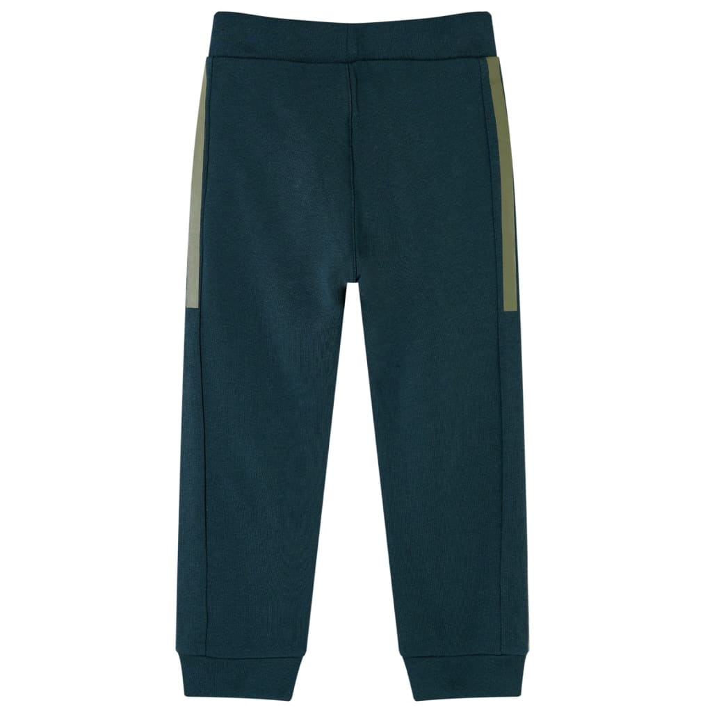 Pantaloni Tuta per Bambini con Coulisse Verde Muschio 104 13420