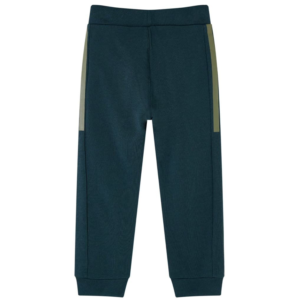 Pantaloni Tuta per Bambini con Coulisse Verde Muschio 116 13421