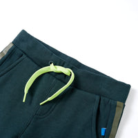 Pantaloni Tuta per Bambini con Coulisse Verde Muschio 128cod mxl 132616