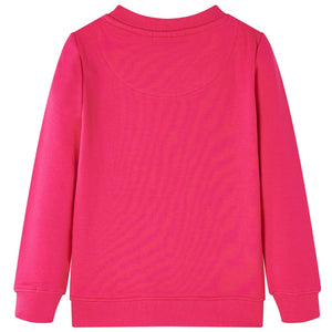 Felpa per Bambini con Design Ricci Abbracciati Fucsia 92 13534