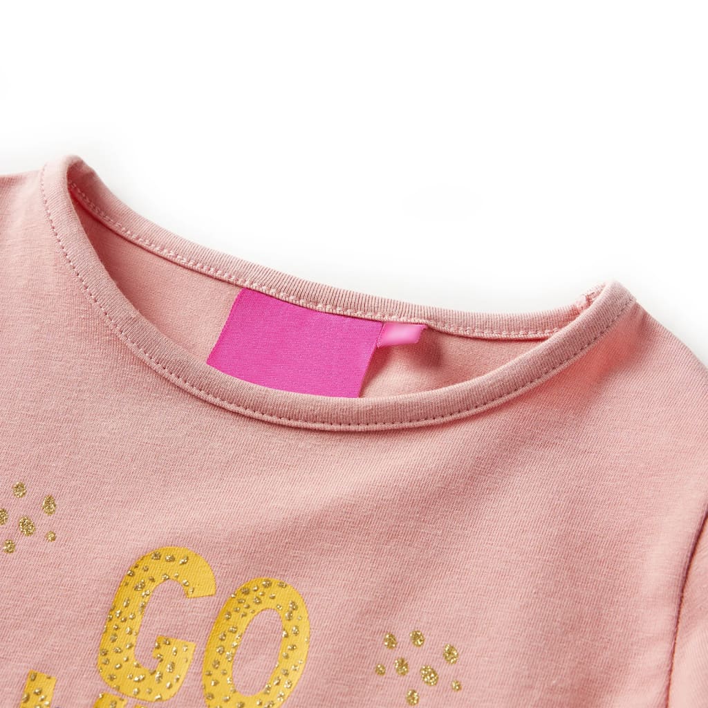 Maglietta per Bambini a Maniche Lunghe Rosa Chiaro 104 13550