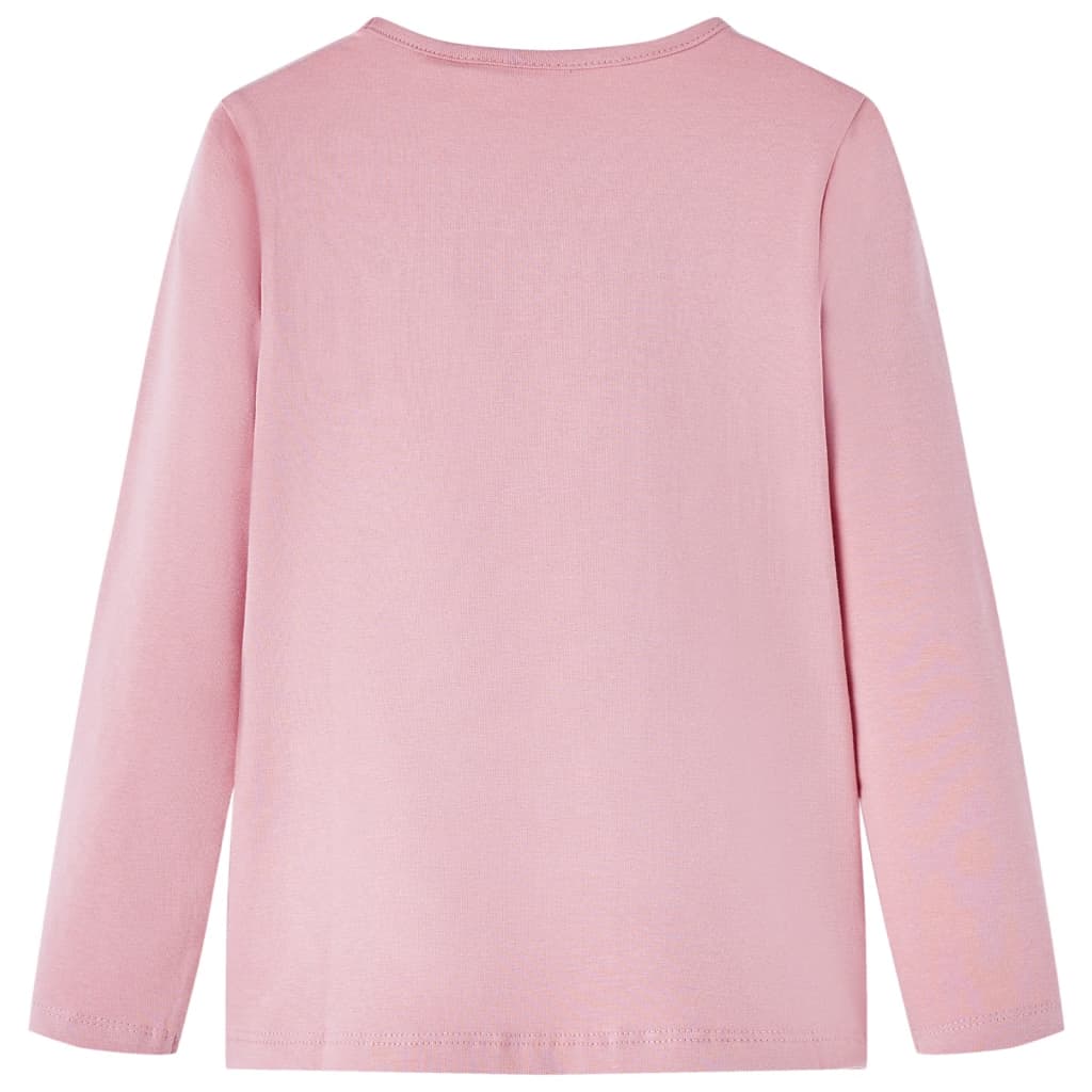 Maglietta per Bambini a Maniche Lunghe Rosa Chiaro 92cod mxl 132065