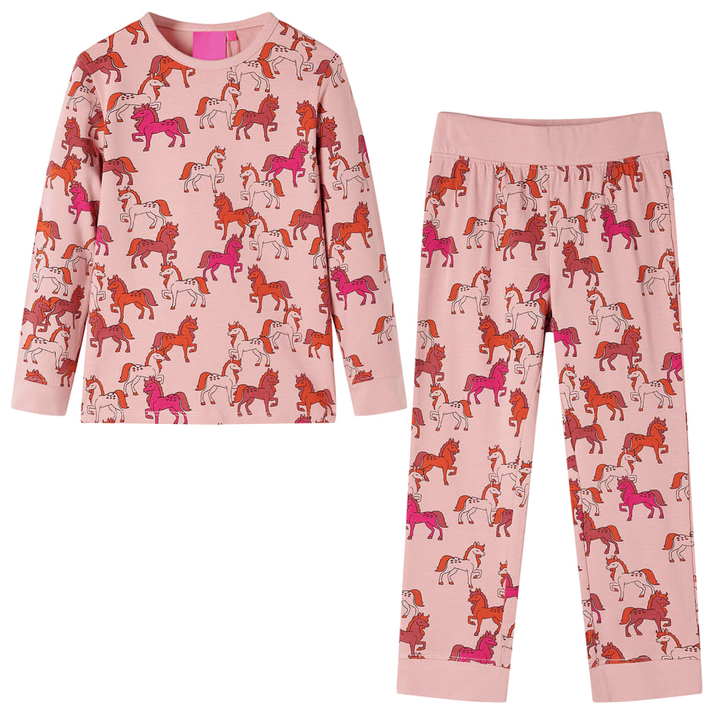 Pigiama per Bambini a Maniche Lunghe Rosa Chiaro 128cod mxl 88640