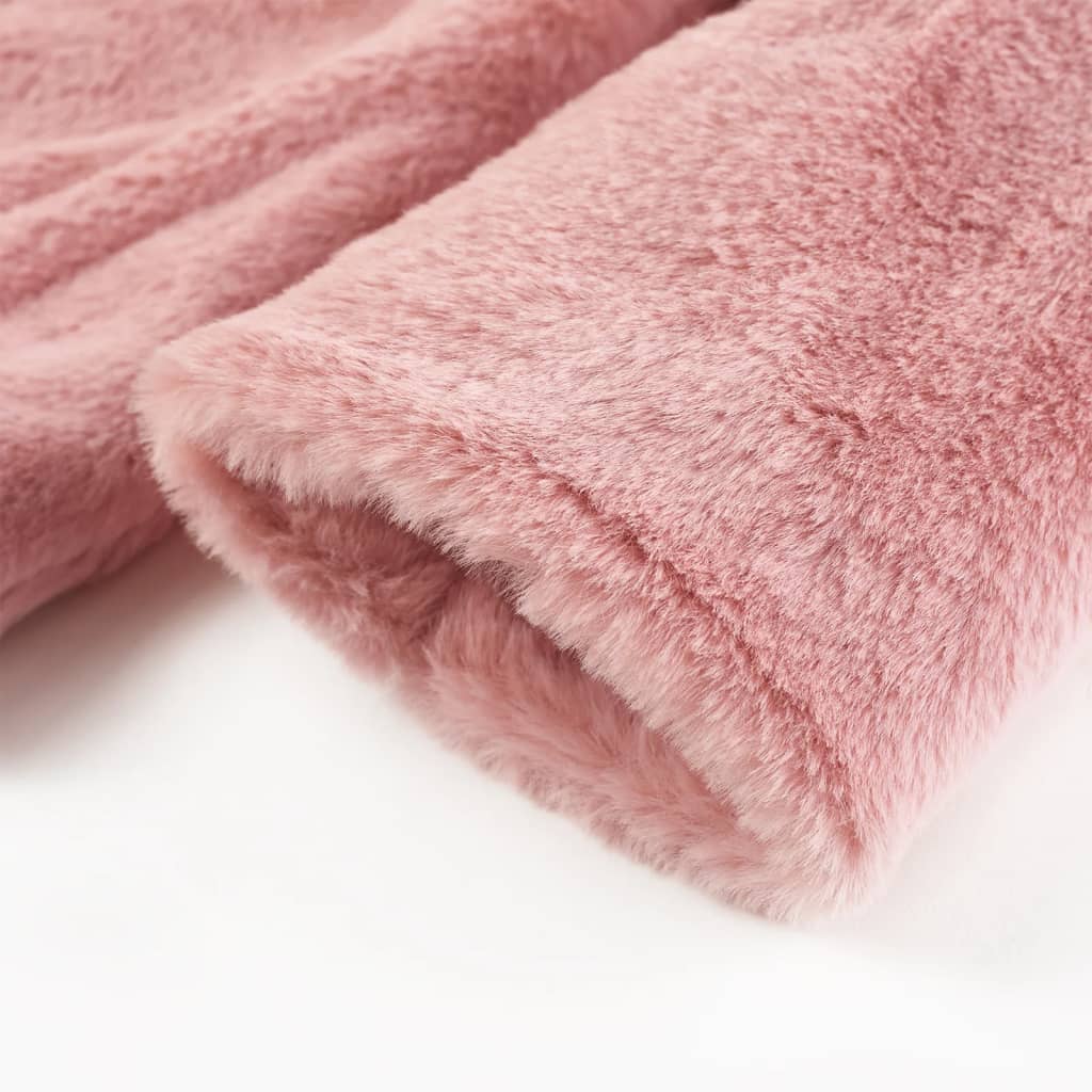 Cappotto per Bambini in Pelliccia Sintetica Rosa 104 13860