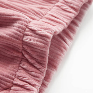 Pantaloni per Bambini in Velluto a Coste Rosa Chiaro 104 13890