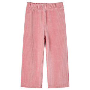 Pantaloni per Bambini in Velluto a Coste Rosa Chiaro 116 13891