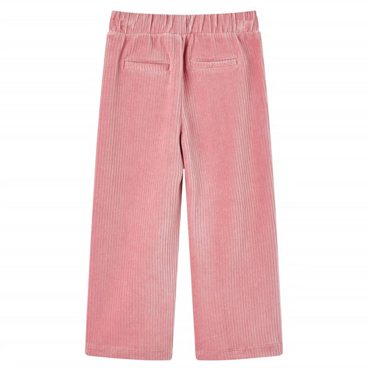 Pantaloni per Bambini in Velluto a Coste Rosa Chiaro 140 13893