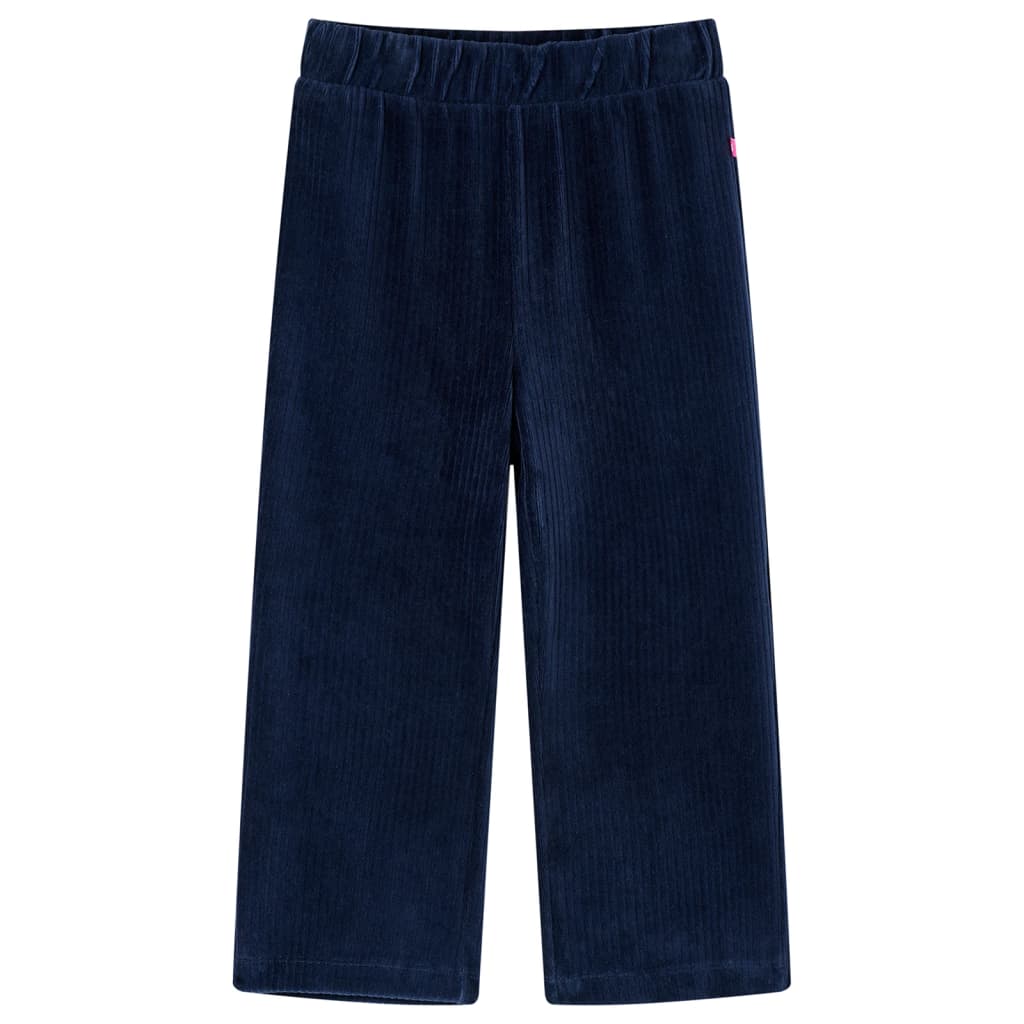 Pantaloni da Bambino in Velluto a Coste Blu Marino 104cod mxl 132001