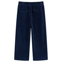 Pantaloni da Bambino in Velluto a Coste Blu Marino 140cod mxl 84003