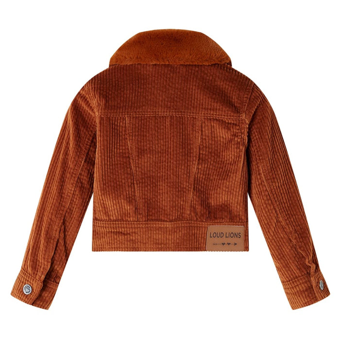 Giacca per Bambini in Velluto a Coste Cognac 92 13909