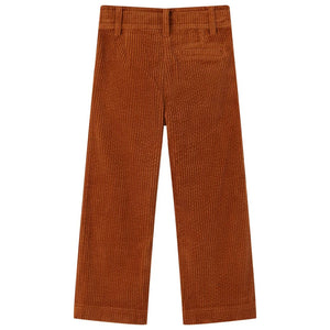 Pantaloni per Bambini in Velluto a Coste Cognac 92cod mxl 117220