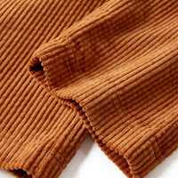 Pantaloni per Bambini in Velluto a Coste Cognac 92 13929