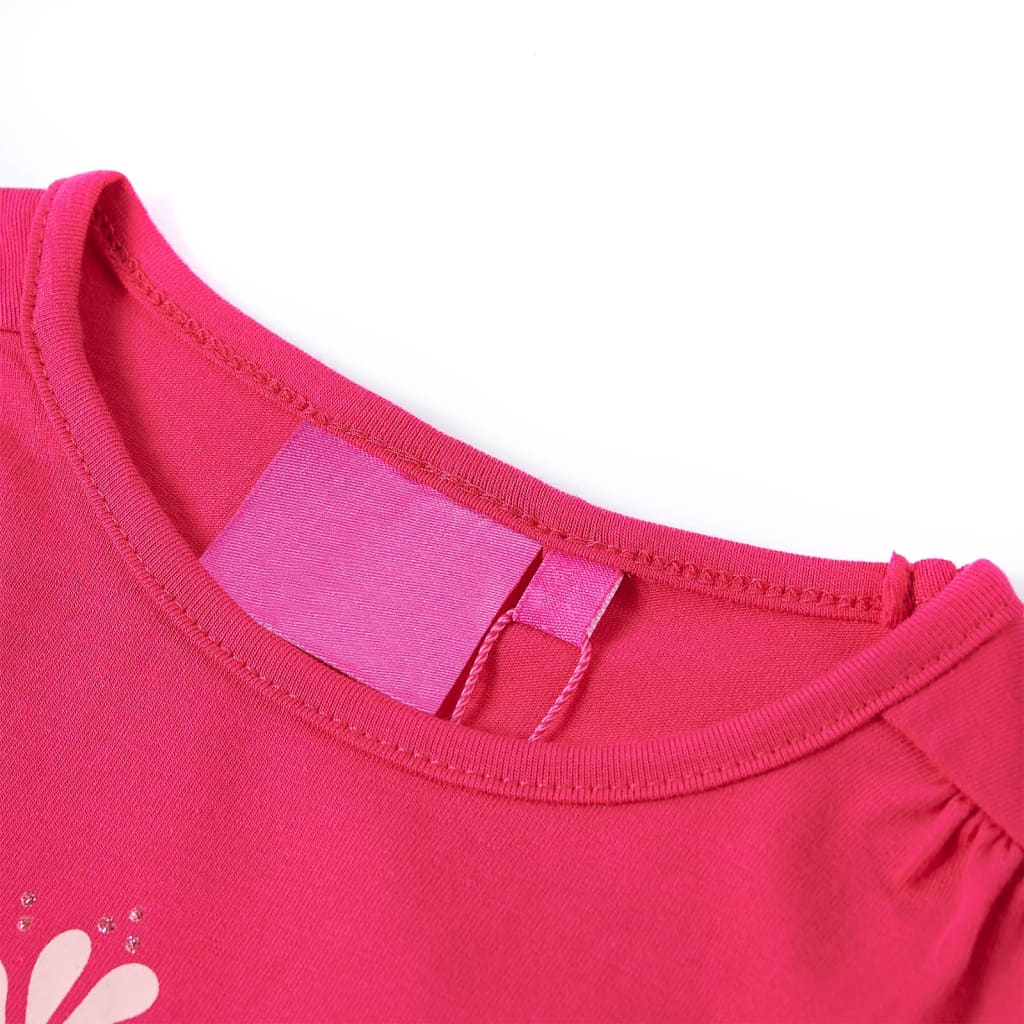 Maglietta da Bambina a Maniche Lunghe Fucsia 92cod mxl 132395